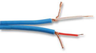 PP0027 - Figure-8 2-Core Screened Audio Cable Blue 100m Reel