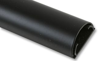 SFD2D155025BSA - D-Line Trunking, 25mm x 50mm x 1.5m (HxWxL), Black, 2 Pack