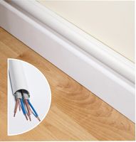 SFD6D23015WSA - D-Line Trunking, 15mm x 30mm x 2m, White, Pack of 6