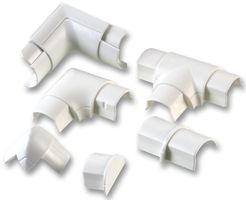SFD3015SAP16W - Cable Trunking Accessory Pack for D-Line Pro-Power 30x15mm PVC Trunking, 15 Pieces