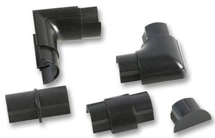 SFD3015SAP16B - Accessory Pack for Black mini Trunking 30 x 15mm (14 Pce)