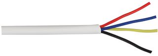 PP01176 - Alarm / Signal Cable CCA Conductors 4-Core PVC Jacket White 100m