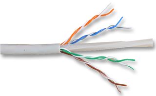 PP01184 - 6.5mm Network Cable C6 CCA Conductor White 305m Reel