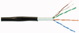 PP01209 - Outdoor Ethernet Cable Cat5e UTP Black - 100m