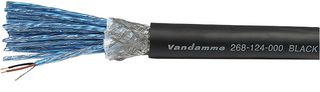 268-124-000 - Black Series Tour Grade 24 Pair Multicore Analogue Audio Cable, Per Metre