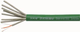 268-418-050 - Green Series Digi Grade 8 Pair Multicore AES/EBU Cable, Per Metre