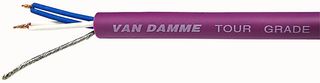 268-054-070 - Tour Grade Classic XKE StarQuad Microphone Cable Purple 100m Reel