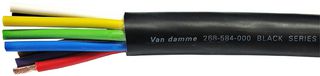 268-584-000 - Black Series Tour Grade Speaker Cable 8x 4mm Multicore, Per Metre