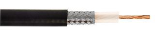 490010-BLK-100 - RG174A/U Coaxial Cable Black 100m Reel
