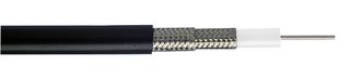 480030E-BLK-100 - RG223 50 Ohm Coaxial Cable PVC Black 100m Reel