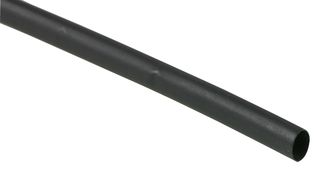 SHRSFR-135G(6.00BLK)10M - 6mm Heat Shrink Sleeve Black 2:1 Thin Wall - 10m