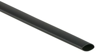 SHRSFR-135G(10.00BLK)10M - 10mm Heat Shrink Sleeve Black 2:1 Thin Wall - 10m