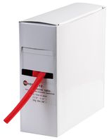 HSBOX6.4RED - 6.4mm Heat Shrink Tubing Red 12m