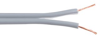 PP01277 - Figure-8 Speaker Cable 13/0.2mm Grey / Black 100m