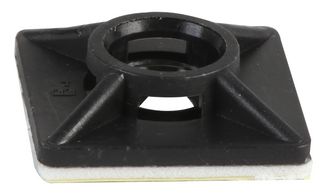 ACTB19B - Cable Tie Base, Black, 19x19mm, Pack of 100