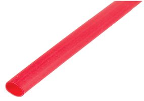 APVC6RED - PVC Cable Sleeving, Red, 6mm Diameter, 100m