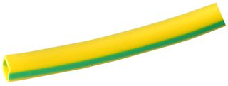 APVC6GY - PVC Earth Cable Sleeving, Green/Yellow, 6mm Diameter, 100m