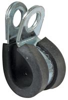 ACTZPCLIP8 - Rubber-Lined Zinc Plated P-Clips, 8mm, Pack of 50