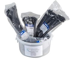 ACTKIT8-400 - 400x Nylon Cable Ties Kit, Black