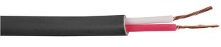 PP01469 - 2-Core Unscreened Speaker Cable, 50/0.24mm, Black, 100m