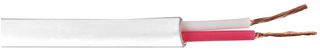 PP01493 - 2-Core Unscreened Speaker Cable, 50/0.24mm, White, 100m