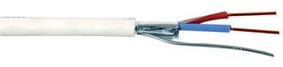 PEL01892 - 2-Core Fire-Resistant Cable, 1.5mm, White, 100m