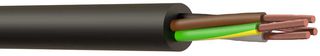 PELB0460 - 4-Core 3184B LSZH Mains Cable, Black, 0.75mm, 100m