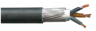 PELB1041 - 6943B 3 Core Single Wire Armoured Cable, LSZH, 6mm, 25m