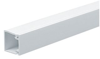 MMT1WH - Mini Trunking, 16mm x 16mm x 3m (HxWxL), White PVCu
