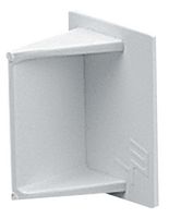 TEC4WH - PVCu Mini Trunking End Cap, 38x25mm