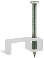 QMC6WH - Fire Safe Twin & Earth LSF Cable Clips, 4-6mm2, White, Pack of 100