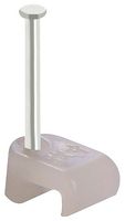 QFC1 - Bellwire Cable Clips, 4mm, Clear, Pack of 100