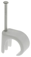 QRC5 - Round Cable Clips, 5-7mm, Clear, Pack of 100