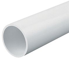 CR724WH - Heavy Gauge Round Conduit, 25mm x 2.4m, White