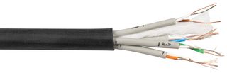 268-414-000 - Digitour AES/DBU & DMX Audio Cable, 8 Core, 0.14mm, 1m, Black