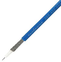 268402060100 - Miniature 75Ohm Plasma Grade Coaxial Cable, 100m, Blue
