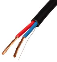 PP4655 - Speaker Cable, 2 Core, 1.5mm, LSZH, Black, 50m