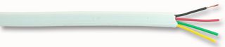 PP01499 - FCC-68 4-Core Telephone & Data Cable White 100m Reel