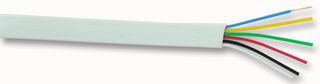PP01502 - FCC-68 6-Core Telephone & Data Cable White 100m Reel