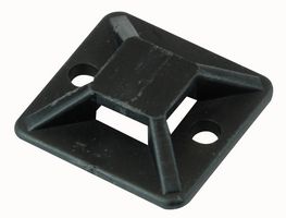 PP01523 - Cable Tie Base, Black, 19x19mm, Pack of 10