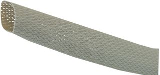 PET40/GRY - Expandable Braided Sleeving Grey 40-63mm 25m Reel