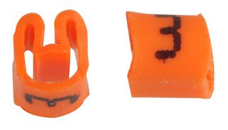 PTV3 3 ORANGE 100/BG - Cable Marker 3 Orange 100 Pack