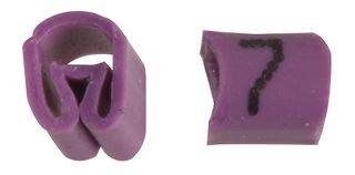 PTV3 7 PURPLE 100/BG - Cable Marker 7 Purple 100 Pack