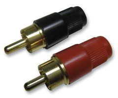 T-701G/34.2100 - Phono Plugs Red / Black, 2 Pack