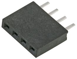M20-9820406 - 0.1" Vertical Socket 4 Way, 10 Pack