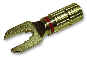 PSG01474 - Spade Terminal, Gold / Red