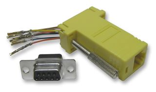 MHDA9-SMJ8-Y-K - Modular Adaptor 9 Way D Socket, Yellow