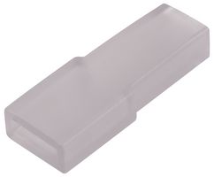 A003 - Push On Terminal Transparent PVC Covers, Expandable Entry, 6.3mm, Pack of 10