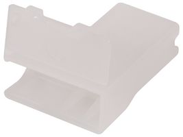 E013 - Push On Terminal Transparent PVC Covers, 90 Degree / Right Angle, Hinged, 6.3mm, Pack of 10