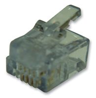 101-040610-24 - RJ11 Plugs Solid Wire / Round, 10 Pack